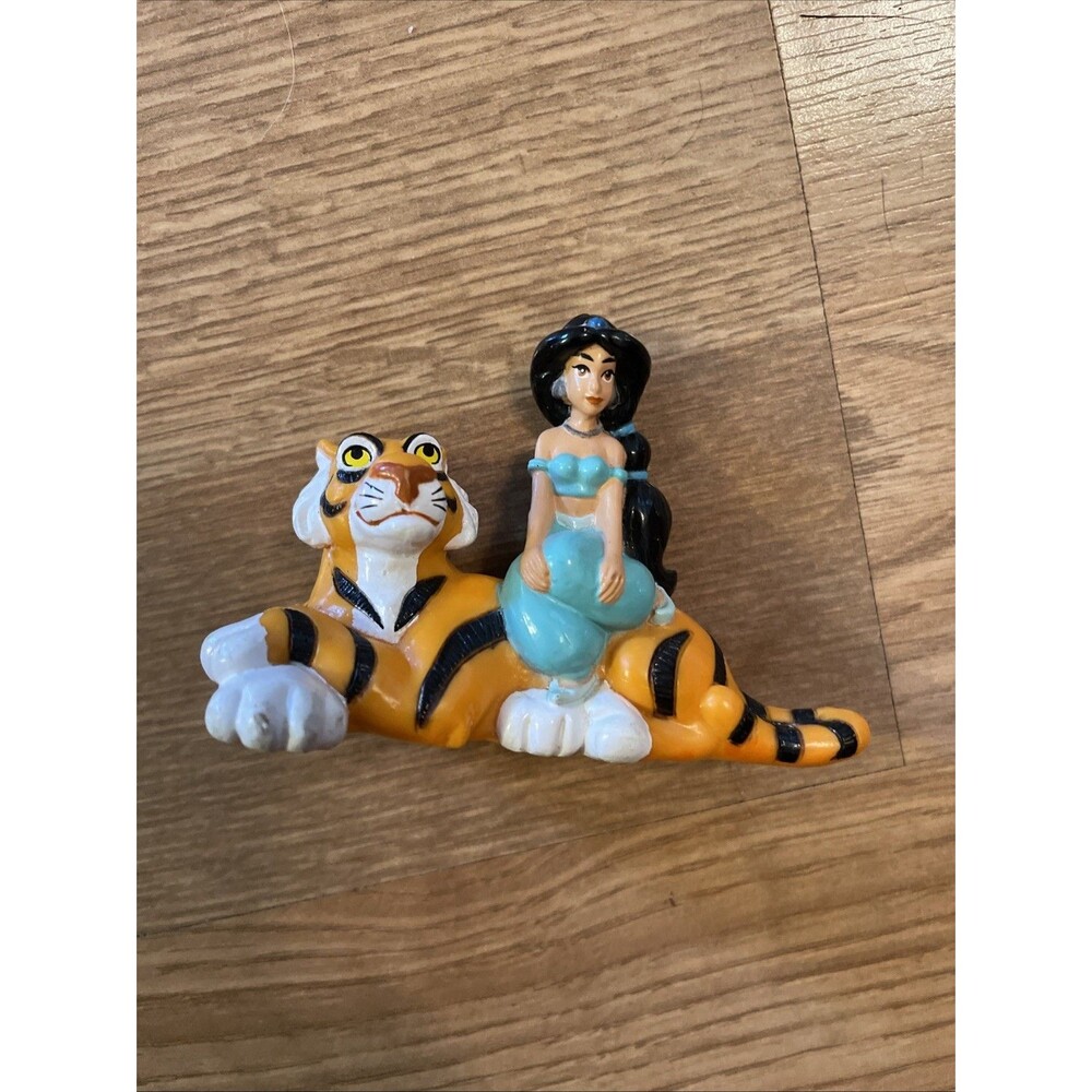 Aladdin PRINCESS JASMINE & RAJAH Mattel 1992 Vintage Disney Figure Cake Topper - Picture 5 of 8
